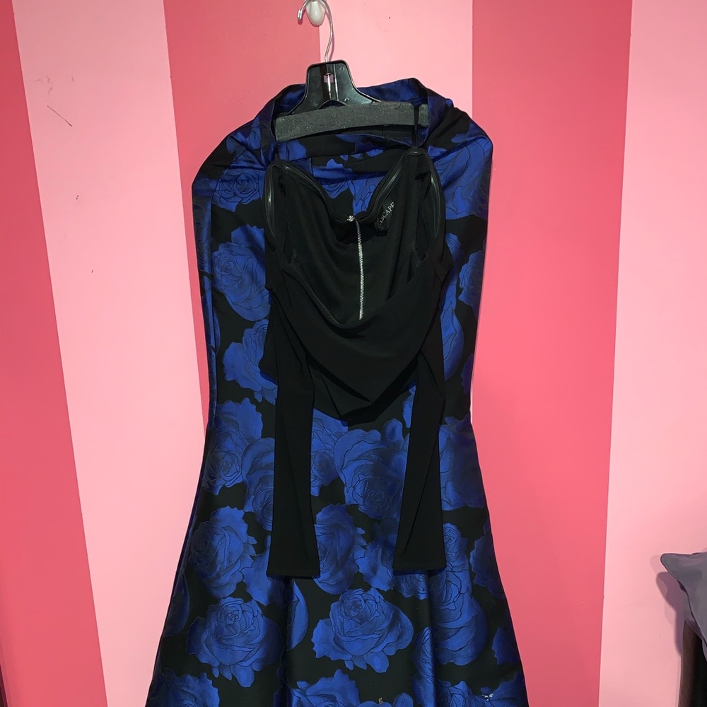 2 Piece Long Sleeve Prom Dress